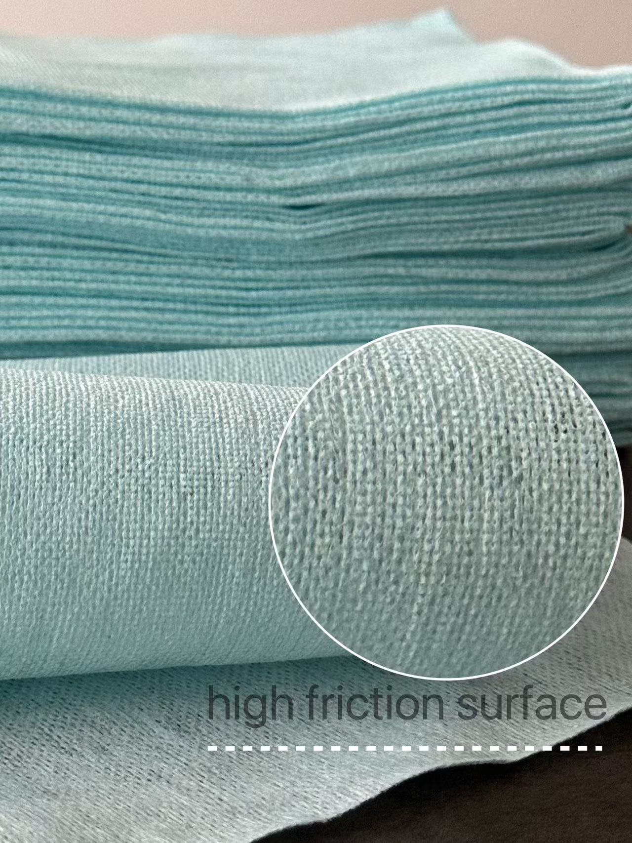 High friction Nonwoven Wipes